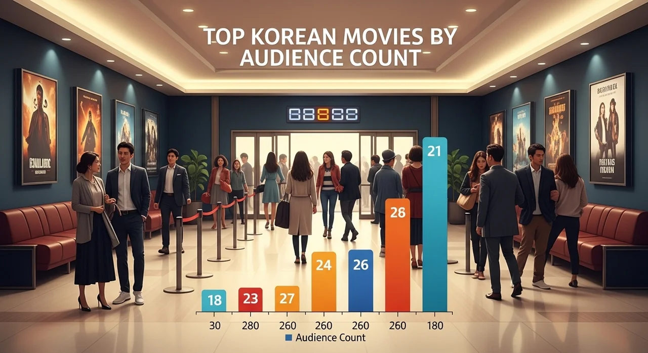 역대 한국 영화 관객수 TOP 20 완벽 분석