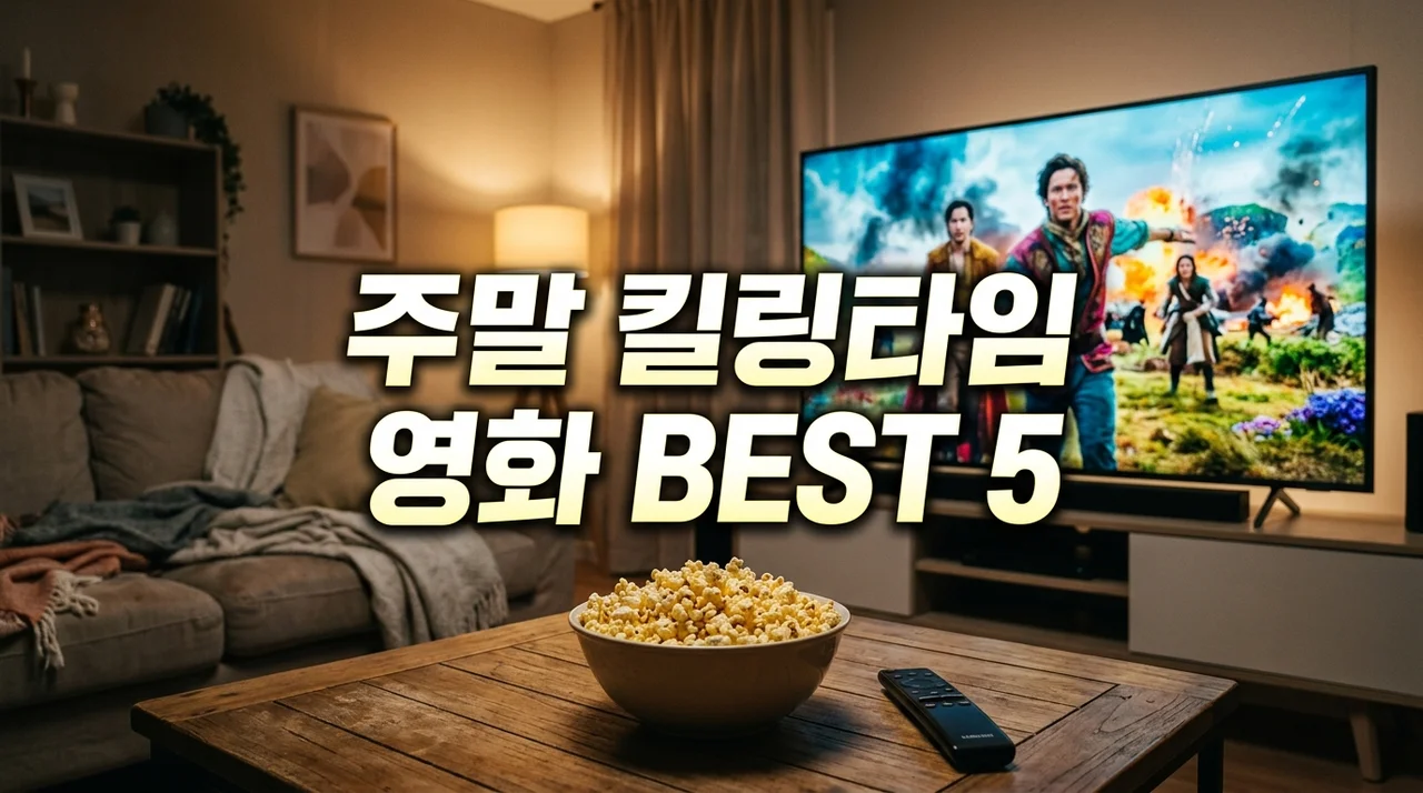주말 킬링타임 영화 BEST 5: 당신의 지루함을 날릴 강력 추천작!