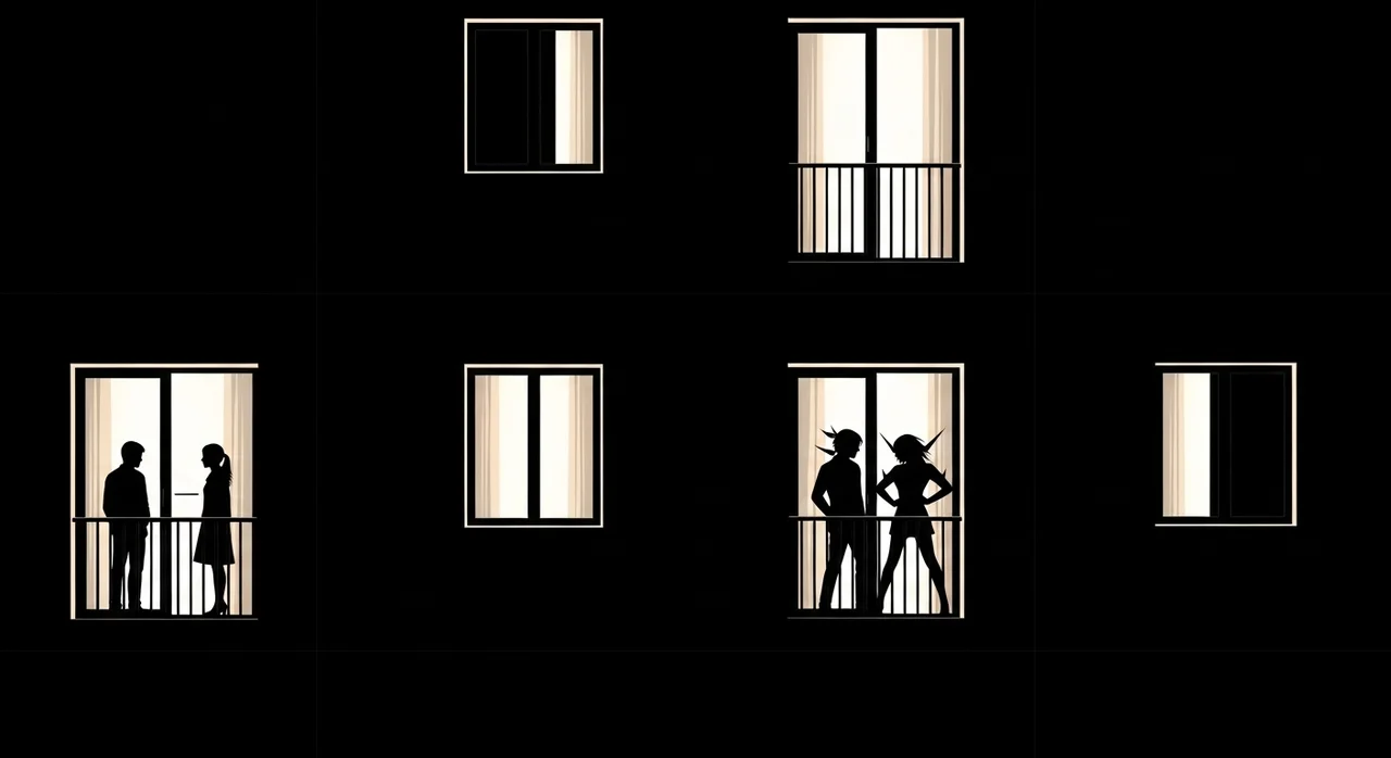 등장인물 관계도와 극명한 대비