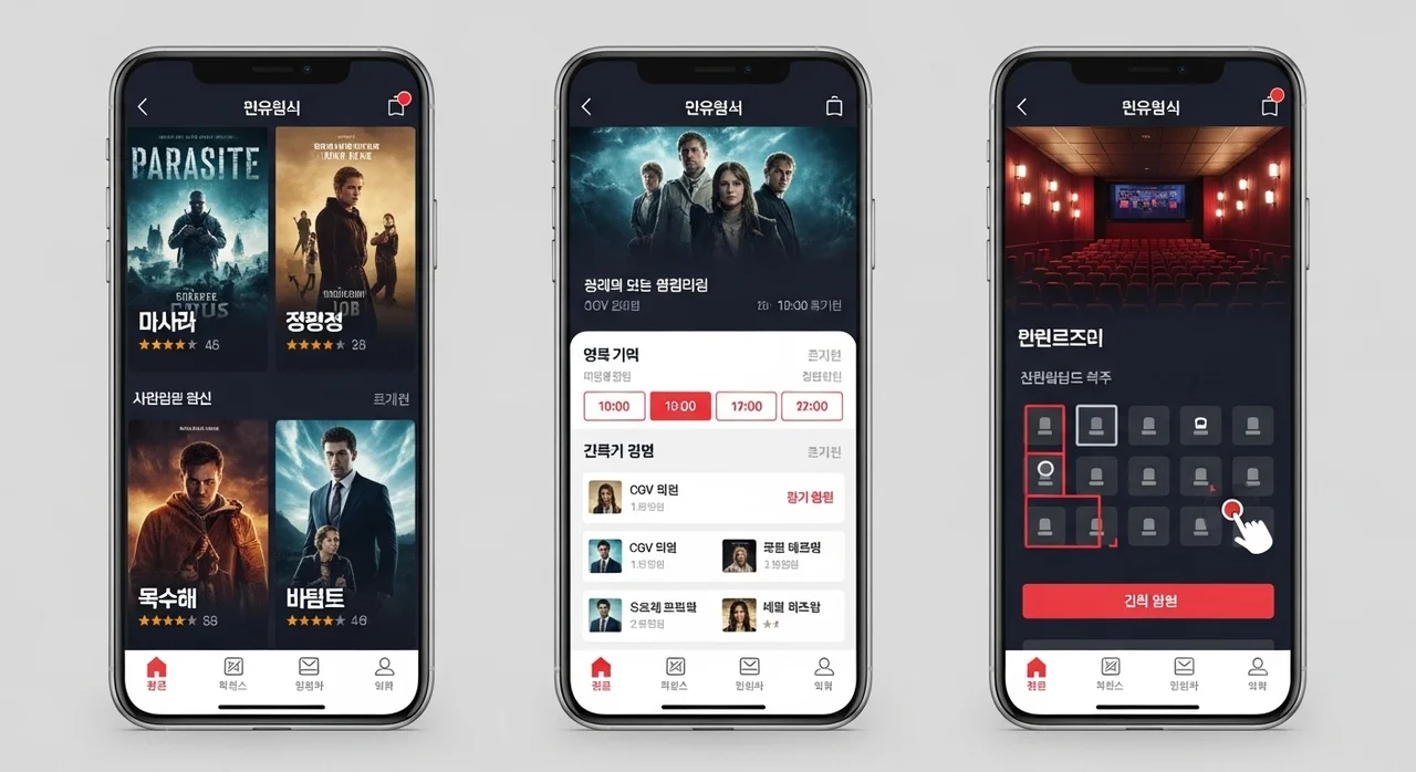 주요 영화관별 예매 방법 및 혜택 비교