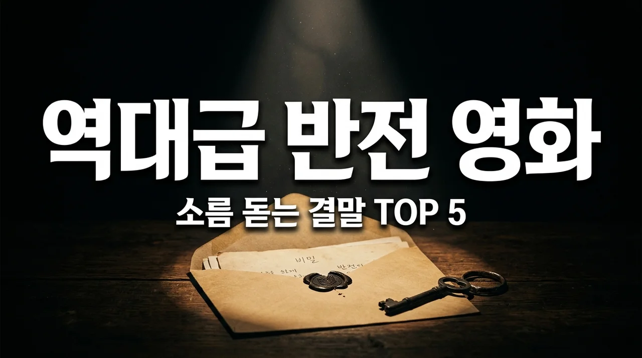 반전 쾌감 쩌는 영화 TOP 5! 소름 돋는 결말 역대급 추천 목록