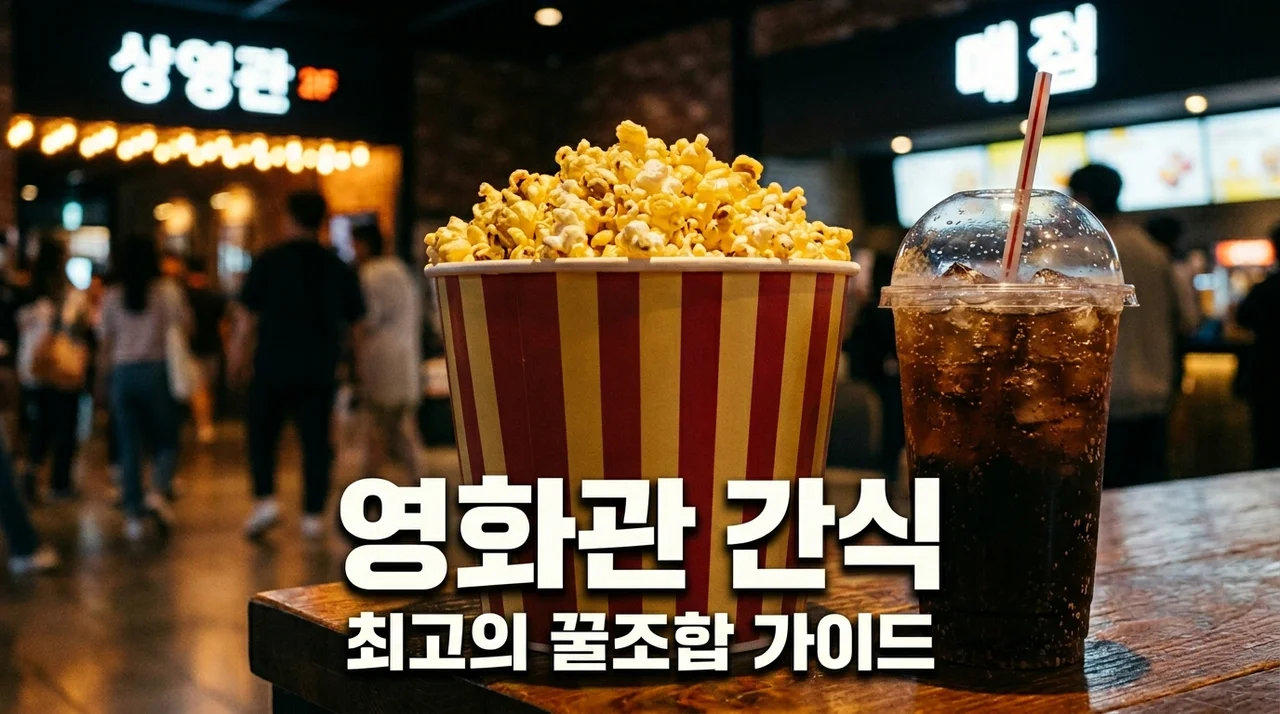 영화관 간식 최고의 조합 추천! 팝콘부터 이색 메뉴까지 완벽 정리