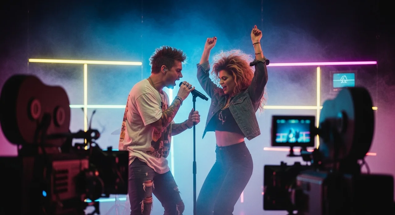 영화 와일드씽 뮤비, 실제 혼성 그룹의 데뷔 영상인가요?