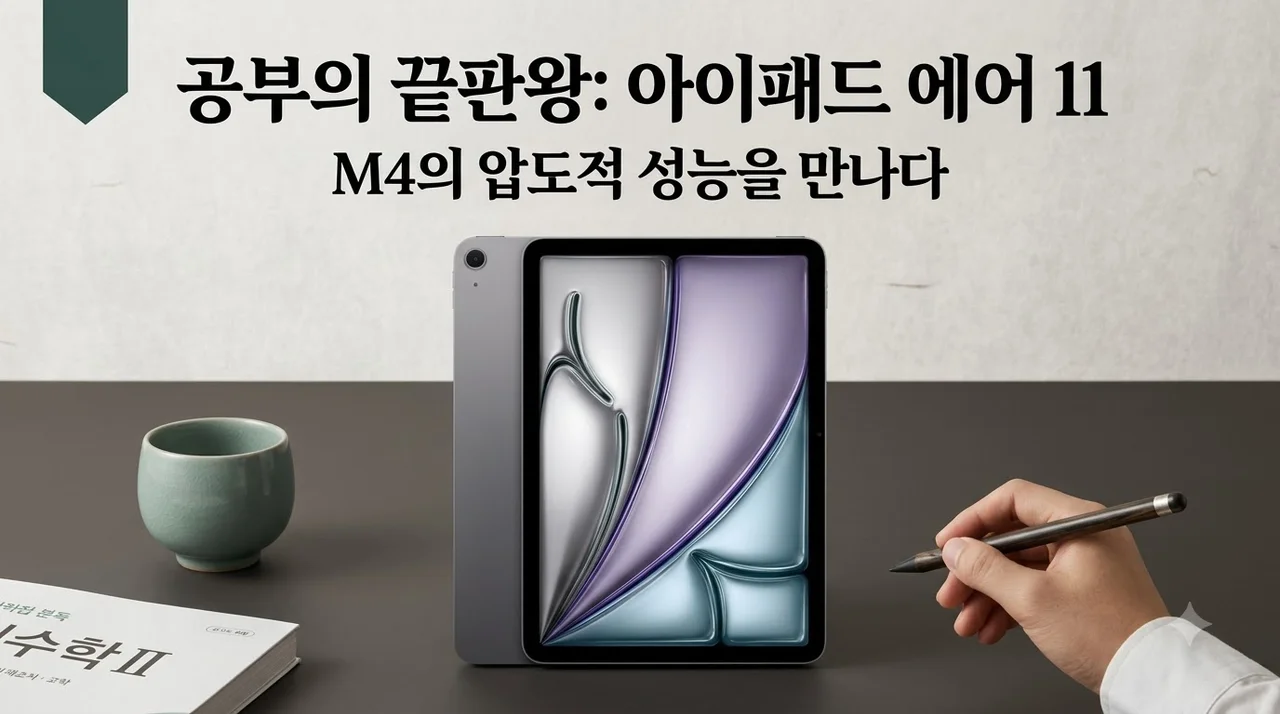 아이패드 에어 11 M4 128GB 스페이스 그레이, 공부용 끝판왕인 이유