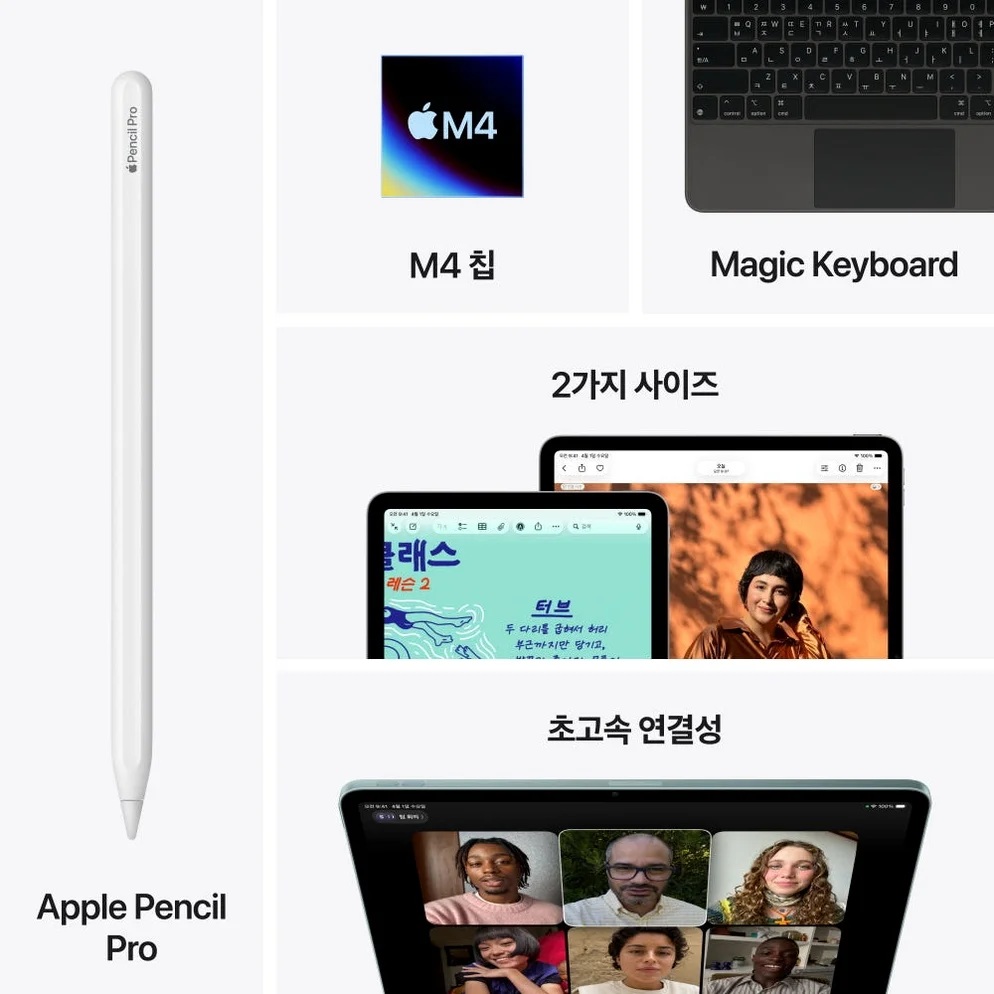 애플 아이패드 에어 11 M4 WiFi 스페이스 그레이, 128GB, WiFi전용 상세 이미지 2