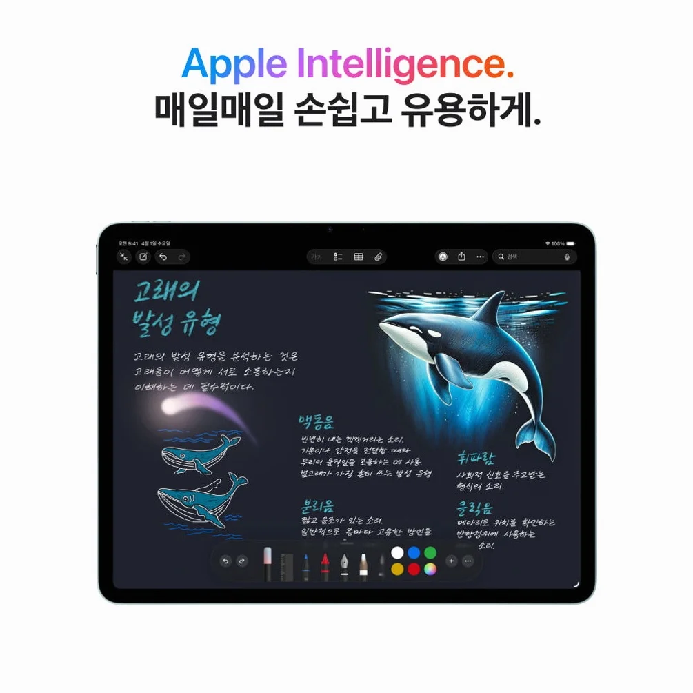 애플 아이패드 에어 11 M4 WiFi 스페이스 그레이, 128GB, WiFi전용 상세 이미지 9